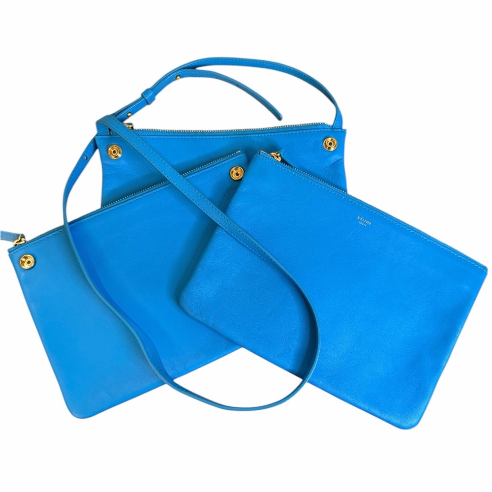 Celine Vibrant Blue Crossbody Trio